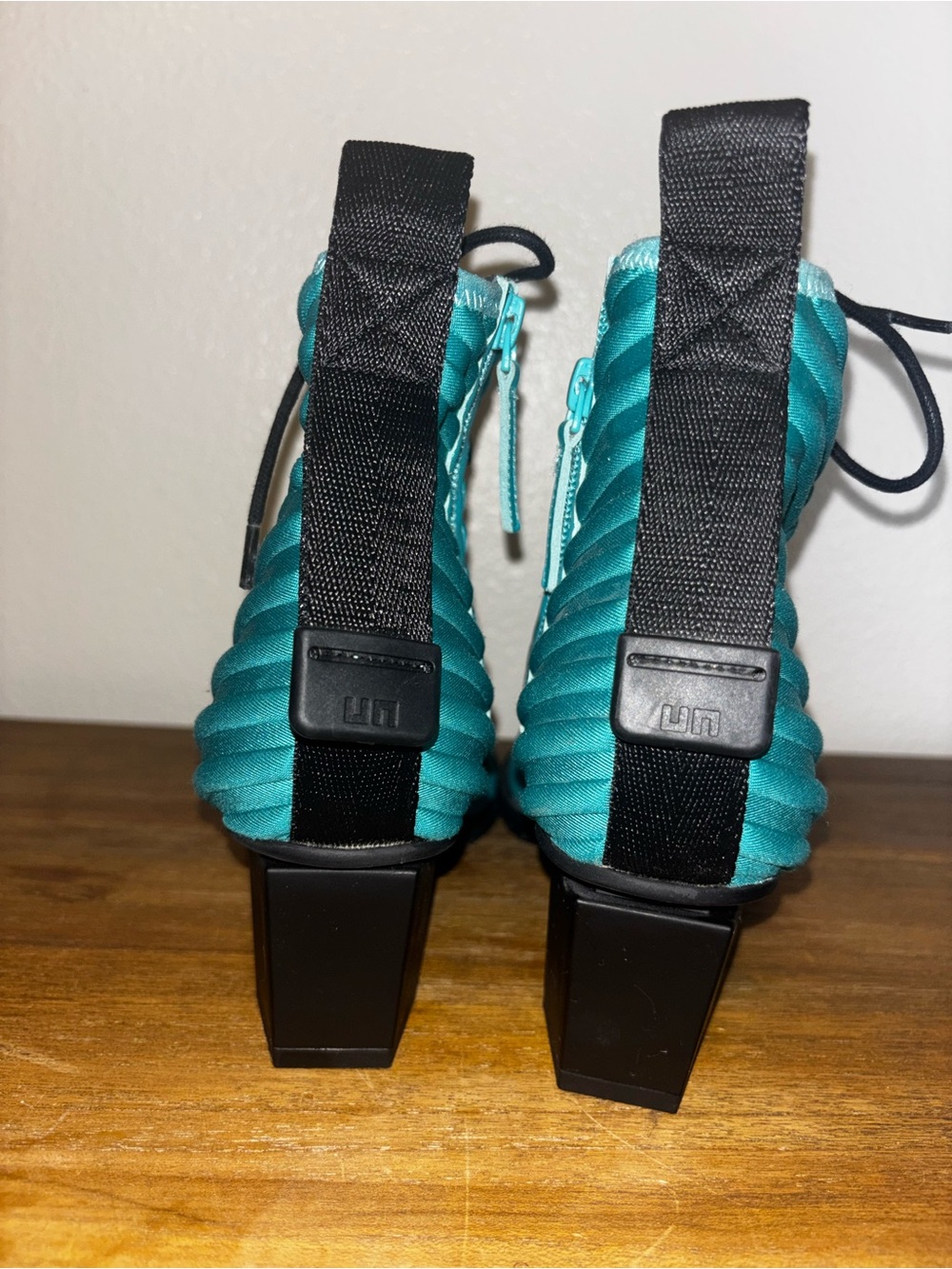 United nude Teal Lace-Up Ankle Boots for Women - Picture 3 of 7